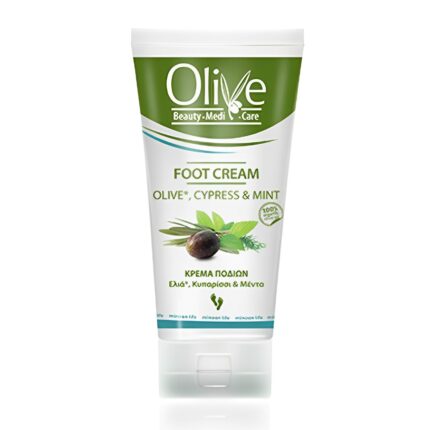 Κρέμα Ποδιών με Ελιά, Κυπαρίσσι & Μέντα 100ml