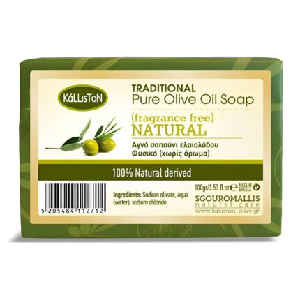 Φυσικό Παραδοσιακό Σαπούνι Ελαιόλαδου 100gr
