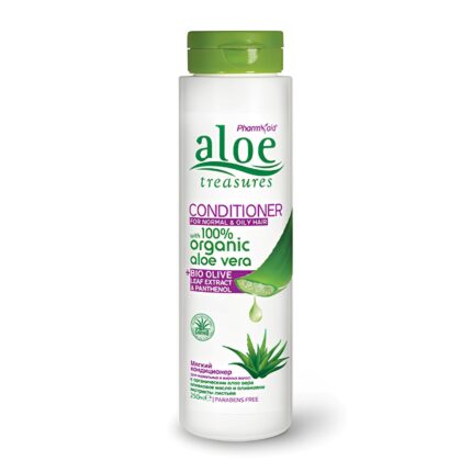 Μαλακτική Κρέμα με Βιολογική Αλόη για Κανονικά και Λιπαρά Μαλλιά 250ml