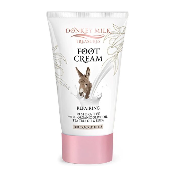 Κρέμα Ποδιών για Σκασμένες Φτέρνες με Γάλα Γαϊδούρας & Έλαιο Τεϊόδενδρου 120ml