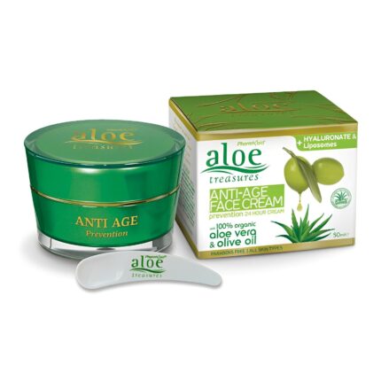 Αντιγηραντική Κρέμα Προσώπου με Αλόη Βέρα 50ml