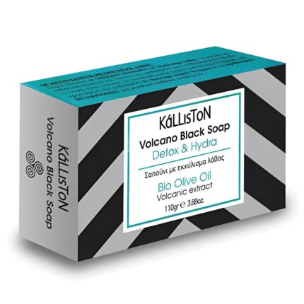 Μαύρο Σαπούνι Απολέπισης με Εκχύλισμα Λάβας 110gr