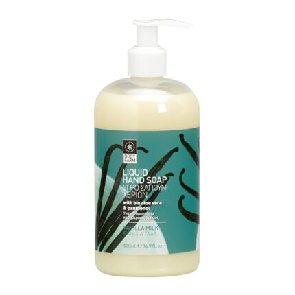 Υγρό Κρεμοσάπουνο Χεριών Βανίλια-Γάλα Bodyfarm 500ml