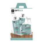 Gift Box Donkey Milk Bodyfarm (Day Cream 50ml - Eye Cream 15ml - Cleansing Gel 250ml - Toning Lotion 250ml)