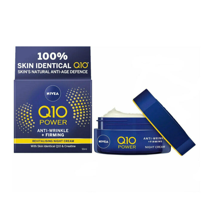 Αnti-aging , Moisturizing & Firming Night Cream Suitable for All Skin Types Nivea Q10 Power 50ml