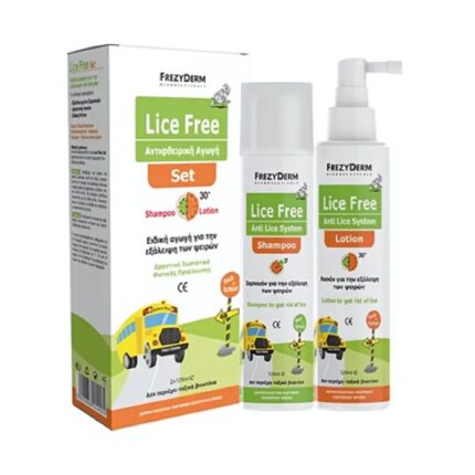 Lice Free Set Anti-lice Treatment Shampoo 125ml & Lotion Frezyderm 125ml
