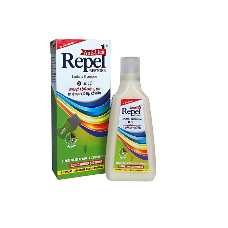 Repel Anti-Lice Restore Anti-Lice Treatment Shampoo - Lotion 200ml Repel Anti-Lice Restore Anti-Lice Treatment Shampoo - Lotion 200ml